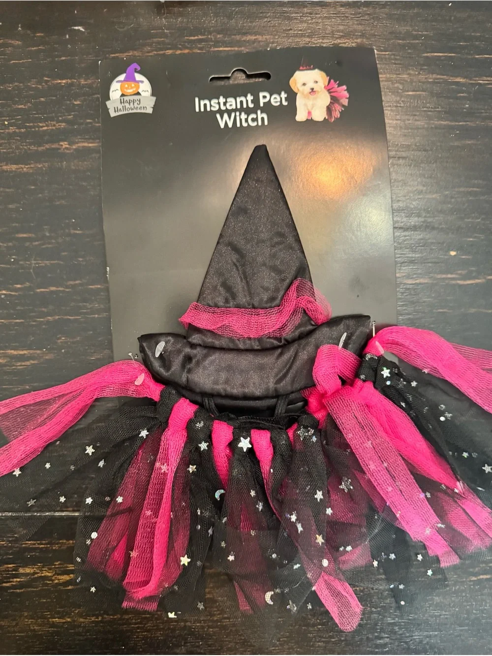 New! Happy Halloween Pet Witch Dog Cat Costume! Size XS S